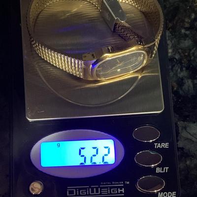 18k Gold Plated Seiko Gold Collection Watch In Case