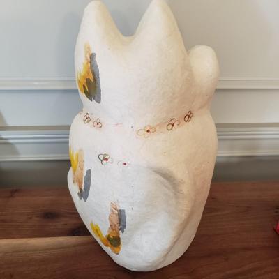 Paper Mache Lucky Cat & More (D-KD)