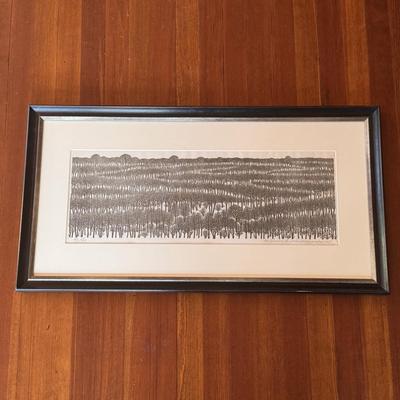 “Winter Landscape” Woodcut Print by Jacques Hnizdovsky (B1-DZ)