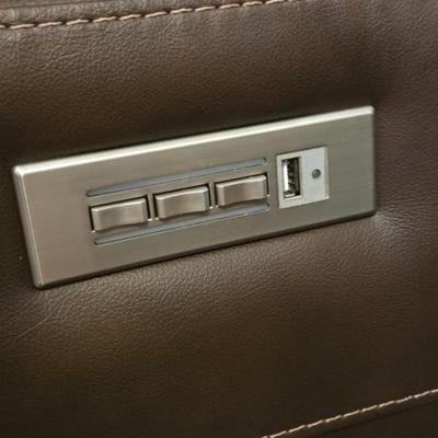 Large Electric Recliner with Built-in Charger