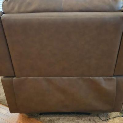 Large Electric Recliner with Built-in Charger