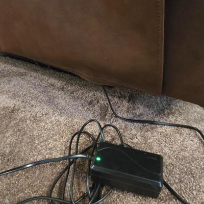 Large Electric Recliner with Built-in Charger