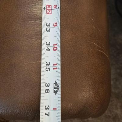 Ethan Allen Leather Loveseat