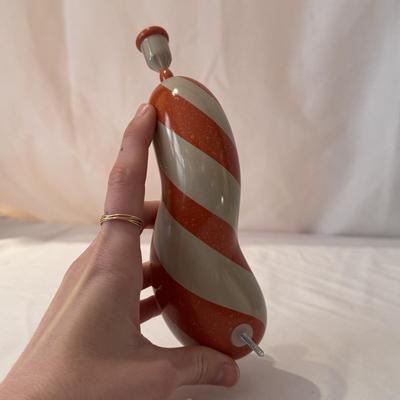 Red and Grey Striped Balloon Wall Sculpture by Sean O’Meallie (DR-DZ)
