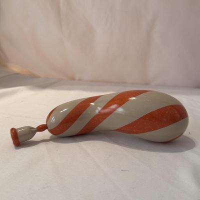 Red and Grey Striped Balloon Wall Sculpture by Sean O’Meallie (DR-DZ)