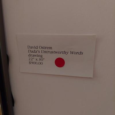 “Dada's Untrustworthy Words” by David Ostrem (B3-BBL)