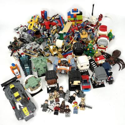 Lego Toy Lot Including Star Wars and Jeep