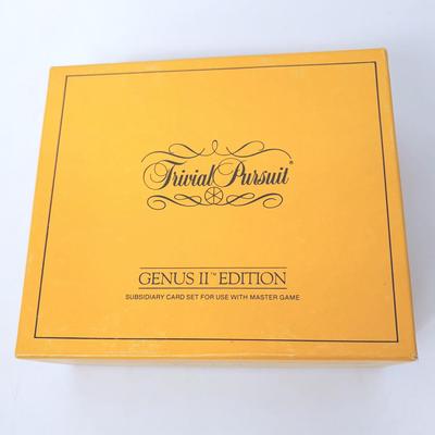 Vintage Original Trivial Pursuit Game + 4 Add on Card Sets