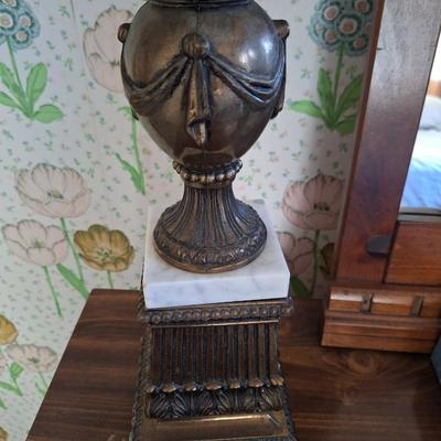 Brass and Marble Lamp