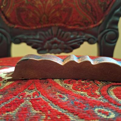 Pair of Red PAisley Chairs