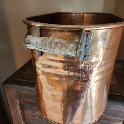 Vintage Nesco Copper Boiler Tub Ice Bucket 27"x12"x13" h