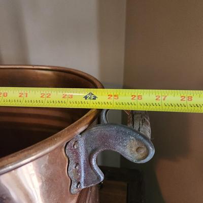 Vintage Nesco Copper Boiler Tub Ice Bucket 27"x12"x13" h