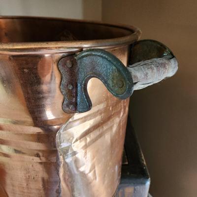 Vintage Nesco Copper Boiler Tub Ice Bucket 27"x12"x13" h
