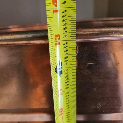 Vintage Nesco Copper Boiler Tub Ice Bucket 27"x12"x13" h