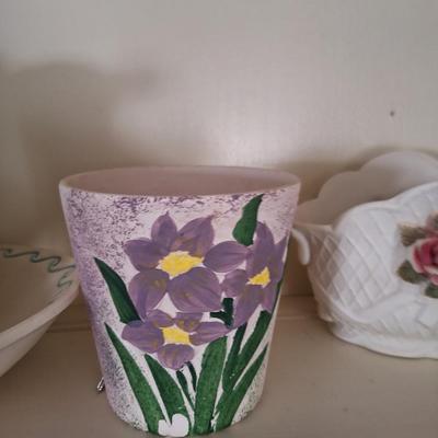 Handpainted pot