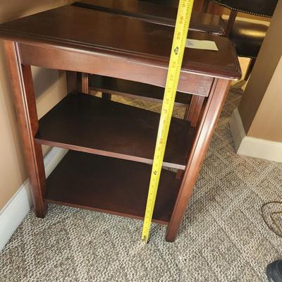Pair of End Table 3 Shelves