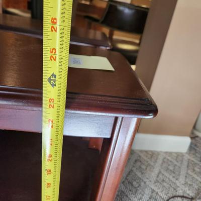 Pair of End Table 3 Shelves