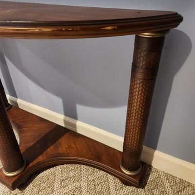Half Moon Entryway Table 41x16x28