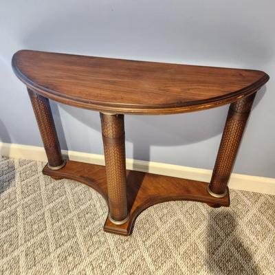 Half Moon Entryway Table 41x16x28