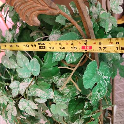 Metal Plant Stand with Artificial Plants 16x12x64