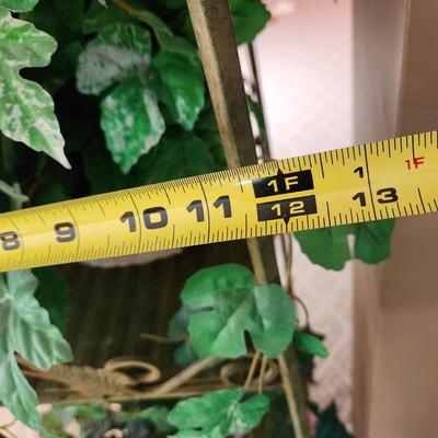 Metal Plant Stand with Artificial Plants 16x12x64