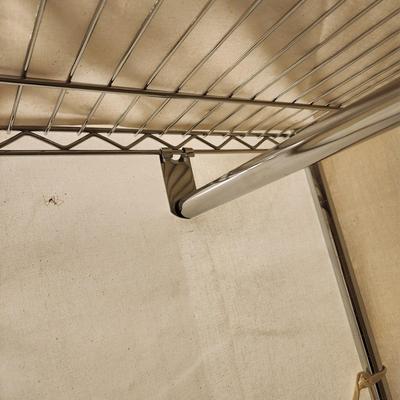 2 Wire Metal Clothing Storage Racks with covers