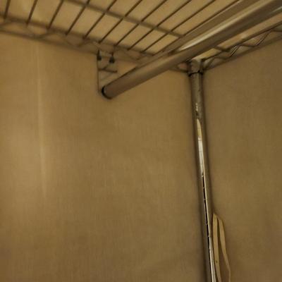 2 Wire Metal Clothing Storage Racks with covers