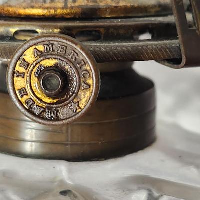Queen Anne Kerosene Oil Lamp with Chimney & Burner Made in America
