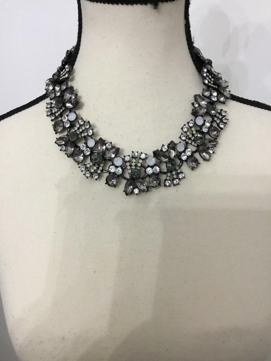 Gorgeous gunmetal, gray toned, rhinestone, encrusted, multi colored ...