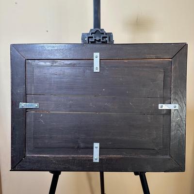 LOT 2: Vintage Chinese Porcelain Wall Plaque