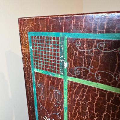 LOT 3: Vintage 4 Panel Chinese Wooden Screen Divider