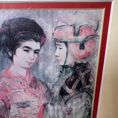 LOT 5: “Chinese Couple” Signed by Artist