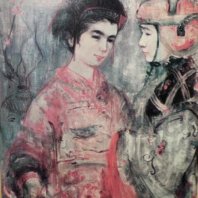 LOT 5: “Chinese Couple” Signed by Artist