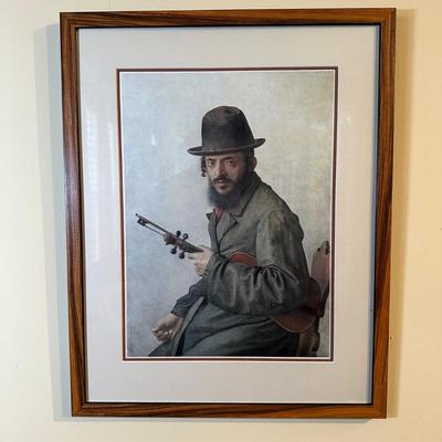 LOT 6: Signed Print by Isidor Kaufmann