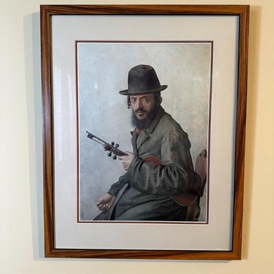 LOT 6: Signed Print by Isidor Kaufmann