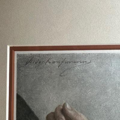 LOT 6: Signed Print by Isidor Kaufmann