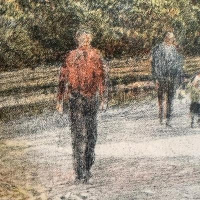 LOT 7: Harold Altman Signed & Numbered Print “Pigeons 1986”