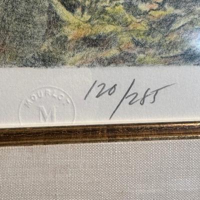 LOT 7: Harold Altman Signed & Numbered Print “Pigeons 1986”