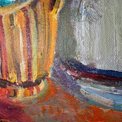 LOT 8: Still Life Scene Oil Painting