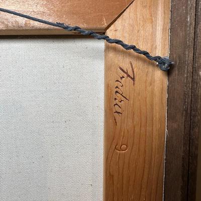 LOT 8: Still Life Scene Oil Painting