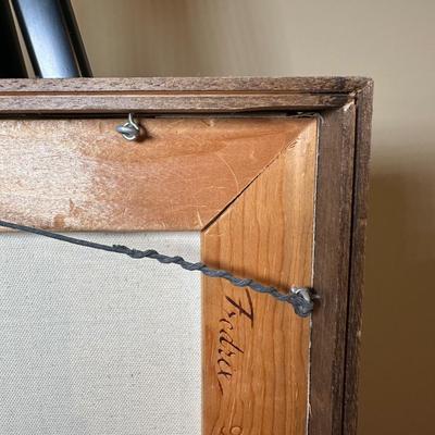 LOT 8: Still Life Scene Oil Painting