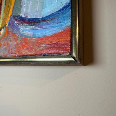 LOT 8: Still Life Scene Oil Painting