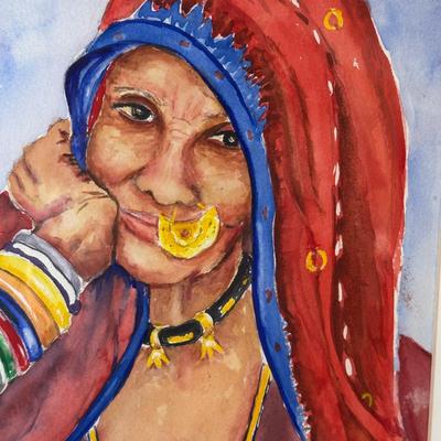 LOT 10: 2 Signed Water Color Paintings by Local Artist Annette Weisbach