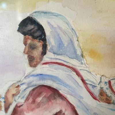 LOT 10: 2 Signed Water Color Paintings by Local Artist Annette Weisbach