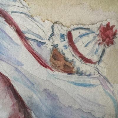 LOT 10: 2 Signed Water Color Paintings by Local Artist Annette Weisbach