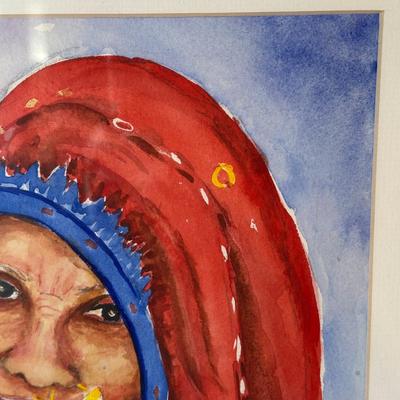 LOT 10: 2 Signed Water Color Paintings by Local Artist Annette Weisbach