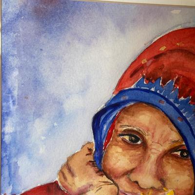 LOT 10: 2 Signed Water Color Paintings by Local Artist Annette Weisbach