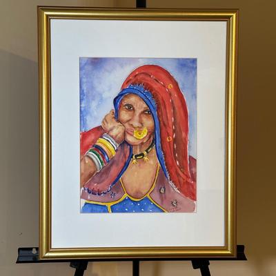 LOT 10: 2 Signed Water Color Paintings by Local Artist Annette Weisbach