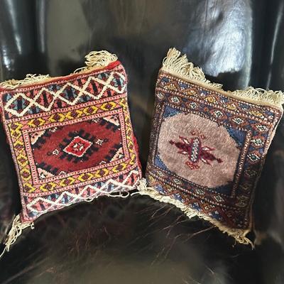 LOT 15: Beautiful Vintage Wingback Black Leather Chair