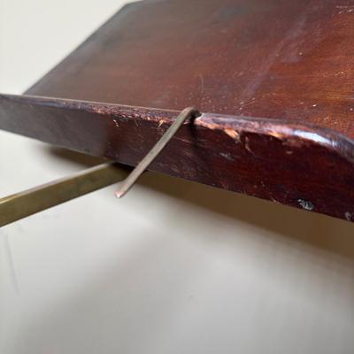 LOT 17: Antique Cast Iron Reading Table/Music Stand